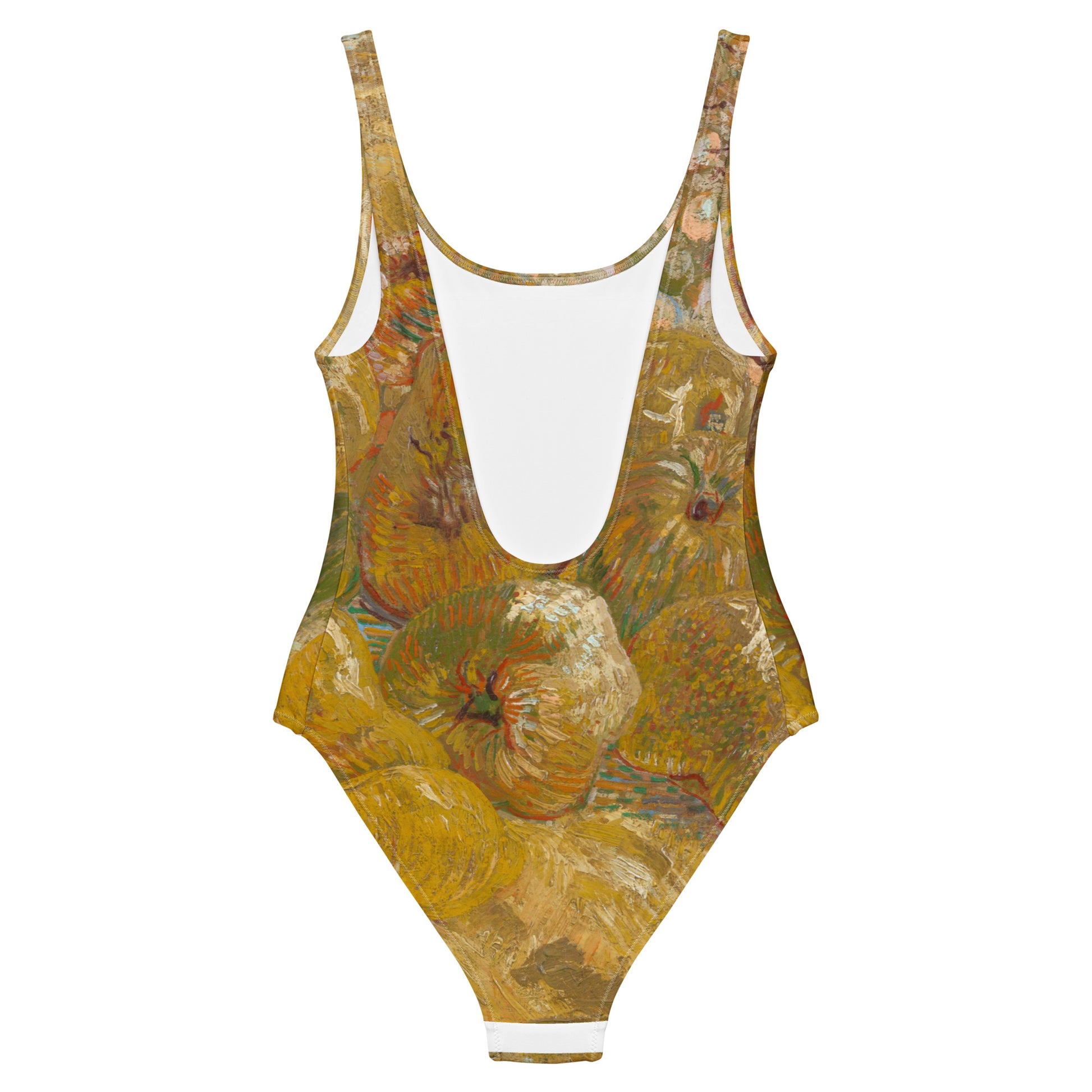 Back - Vincent van Gogh One-Piece Swimsuit – Still Life with Fruits Flair