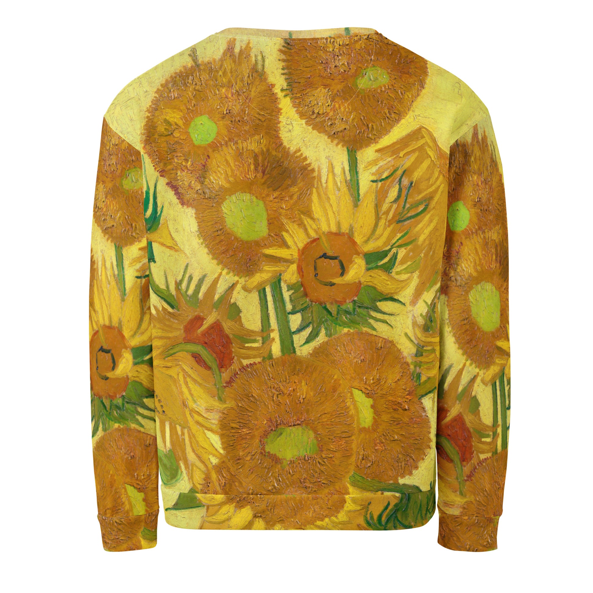 Back - Van Gogh Sunflowers Unisex Sweatshirt – A Bloom of Artistic Expression