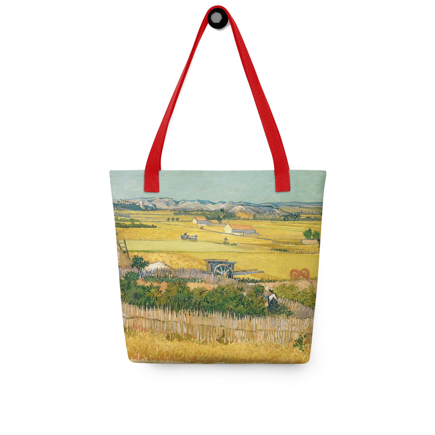Red - Van Gogh Harvest Tote Bag – Golden Fields, Timeless Expression