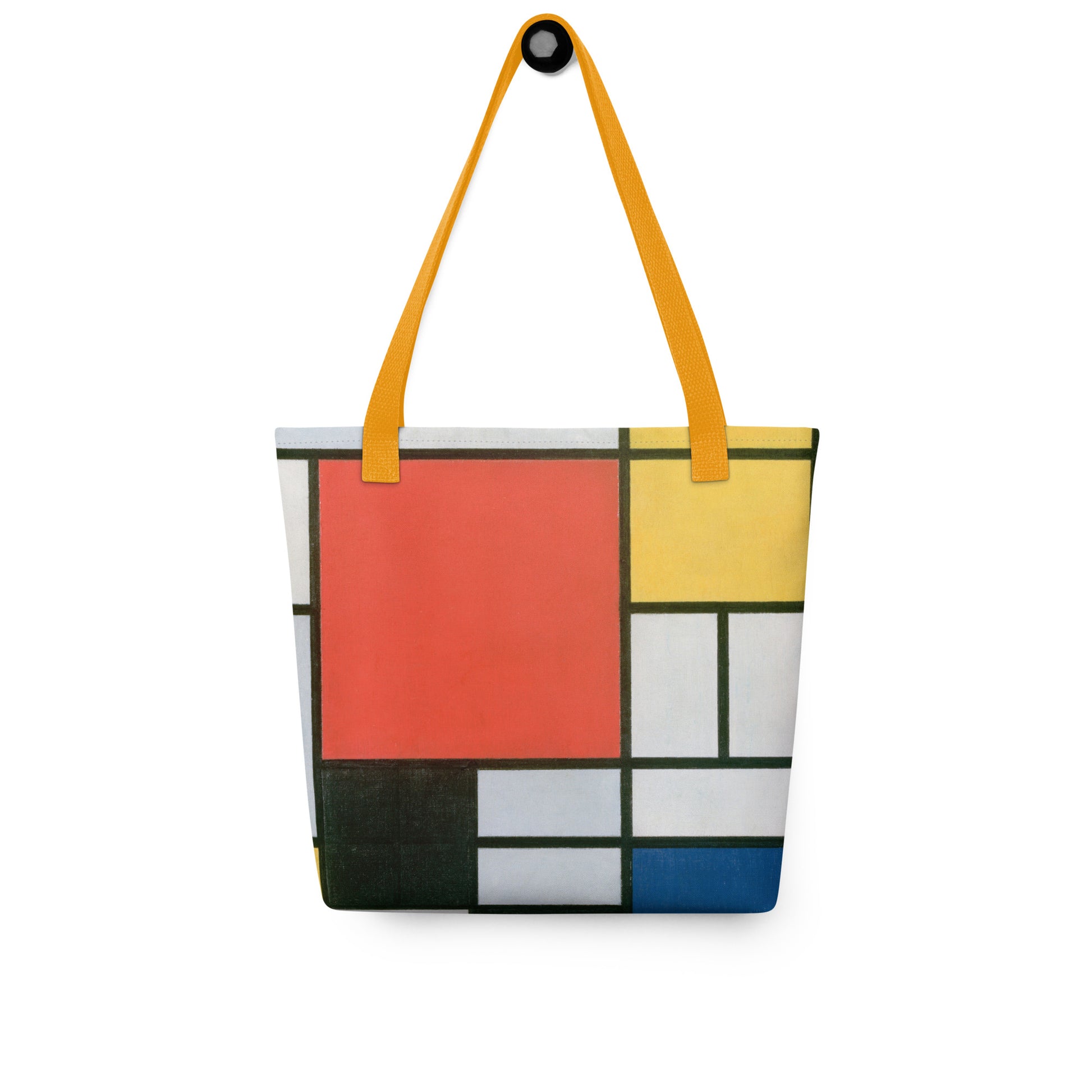 Yellow - Mondriaan Tote Bag – Composition in Blue, Red, Yellow Reimagined