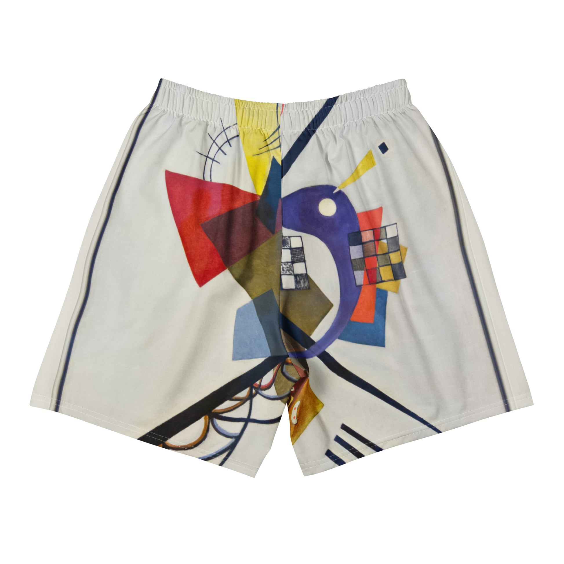 Back - Kandinsky Athletic Shorts – Abstract Motion Meets Modern Style