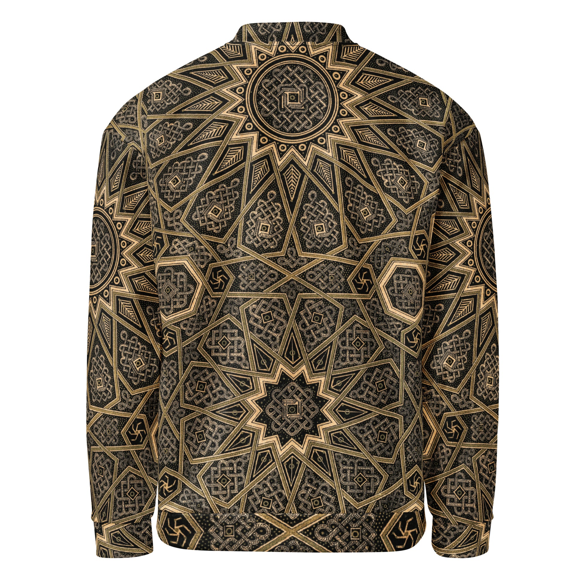 Back - Albert Racinet Unisex Bomber Jacket – Arabian Pattern Fusion