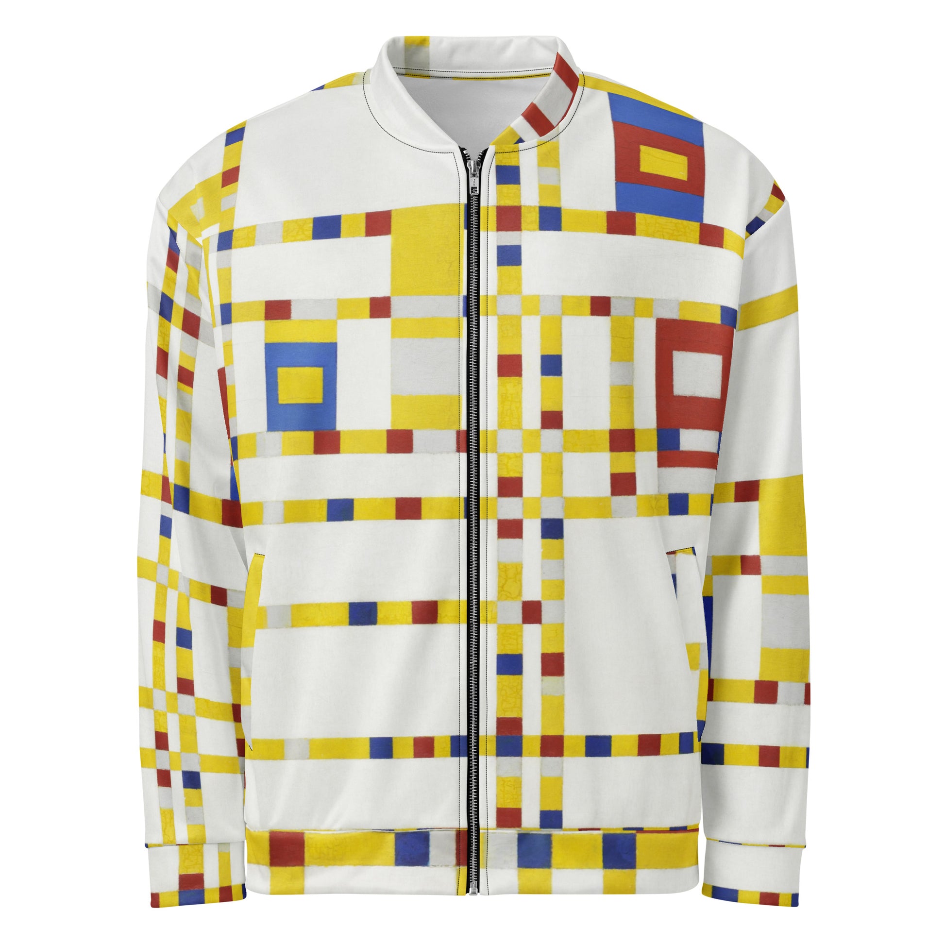 Mondriaan Unisex Bomber Jacket – Broadway Boogie Woogie Rhythm