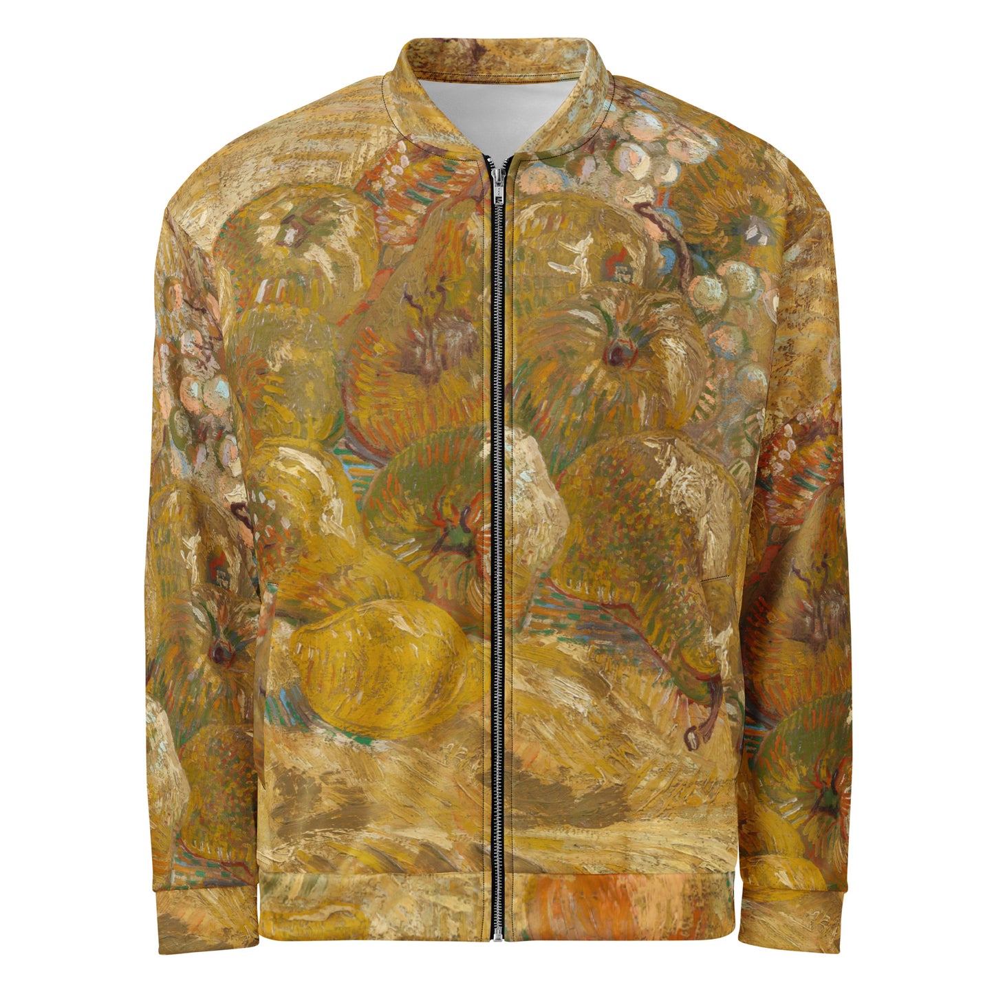 Vincent van Gogh Unisex Bomber Jacket – Still Life with Fruit Flair