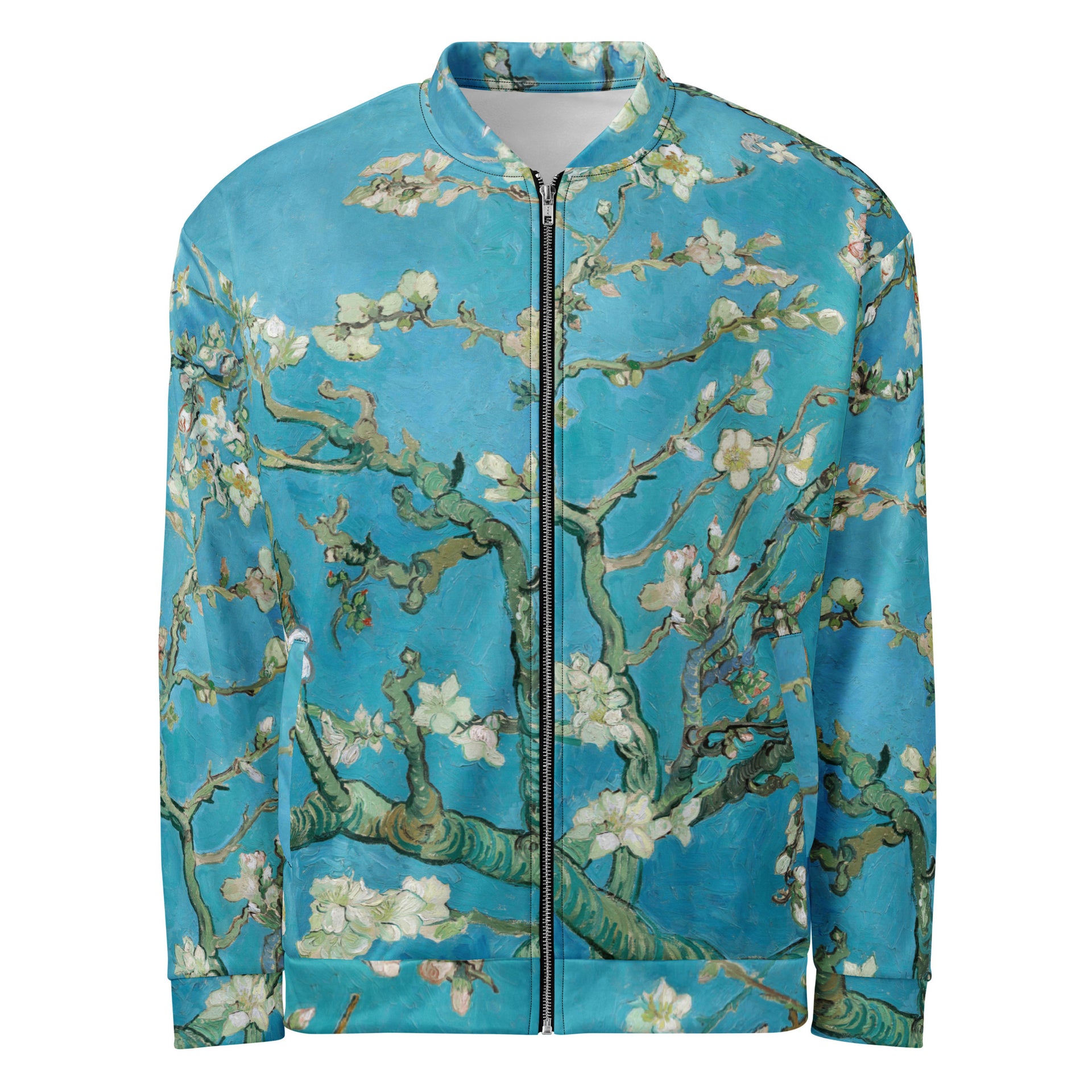 Vincent van Gogh Unisex Bomber Jacket – Almond Blossom in Bloom