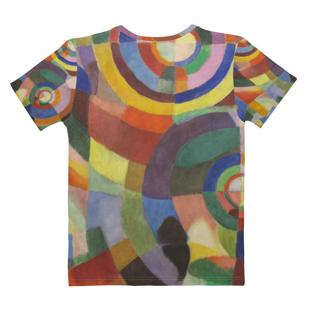 Back - Robert Delaunay Women's T-Shirt – Circular Rhythm in Color