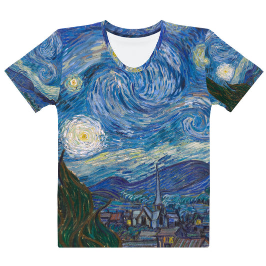 Vincent van Gogh Women's T-Shirt – Starry Skies in Motion