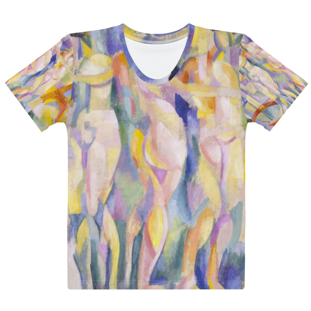 Robert Delaunay Women's T-Shirt – Orphic Energy in Bloom