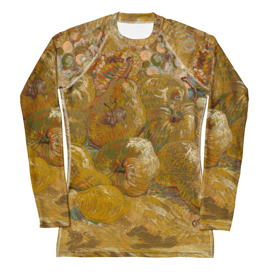Van Gogh Rash Guard – Vintage Fruit Art Meets Modern Fashion