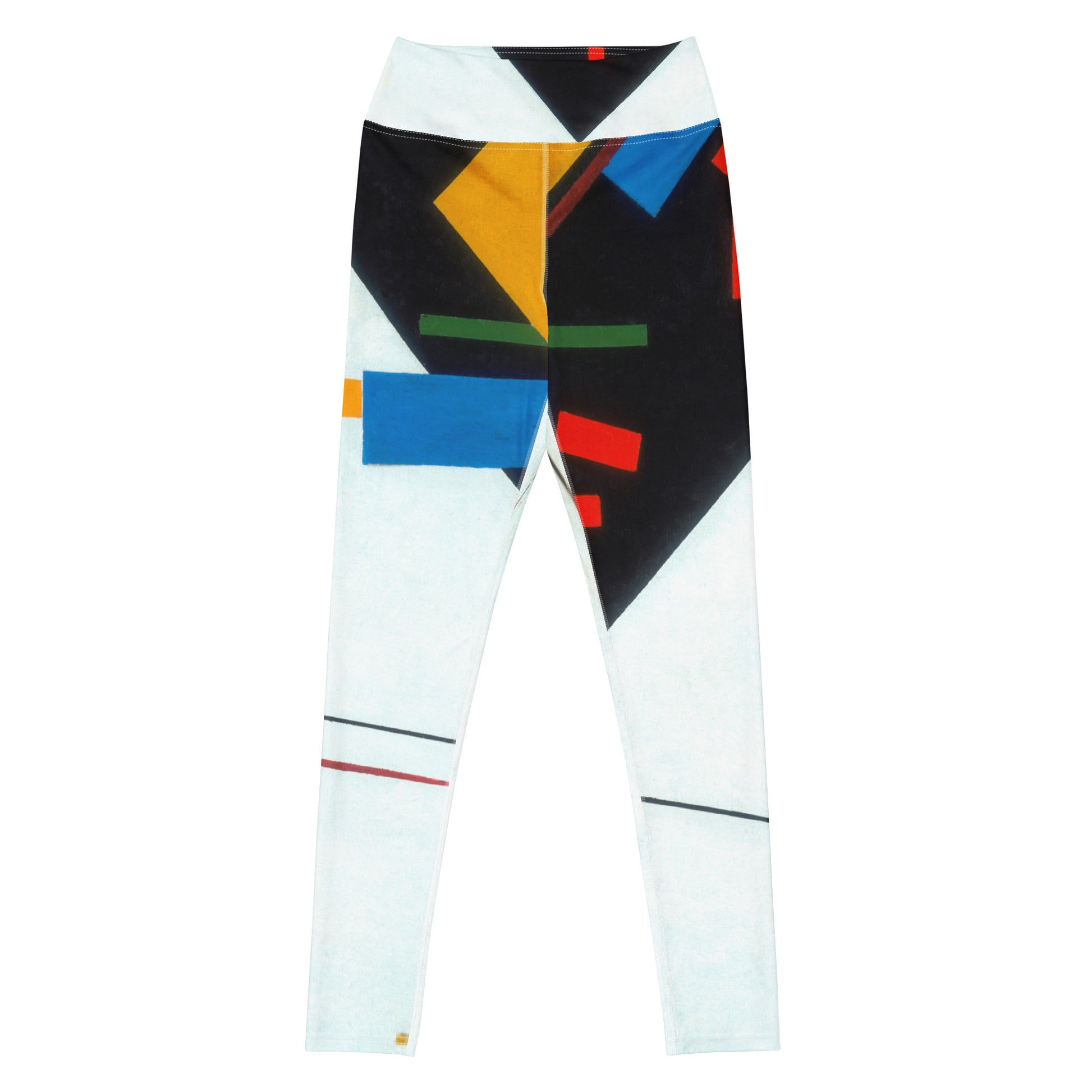 Kazimir Malevich Yoga Leggings – Abstract Precision in Motion
