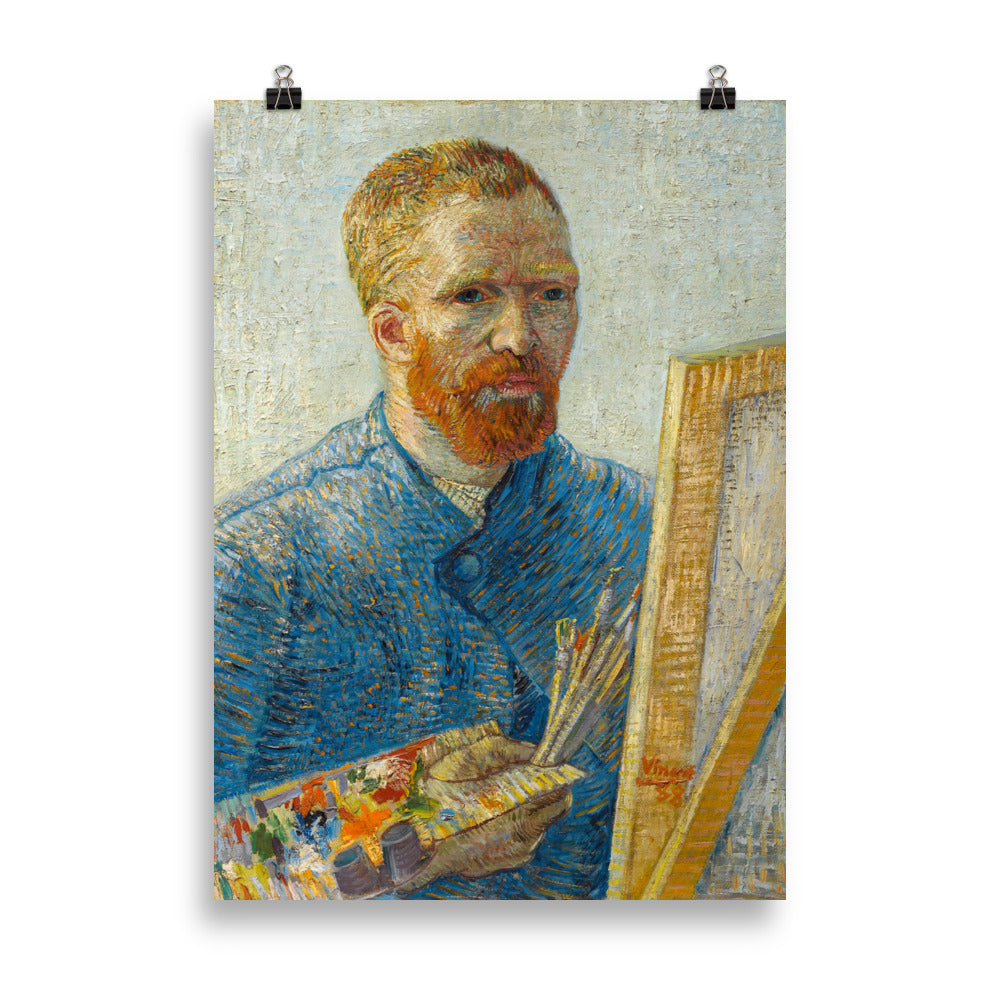 Size 4 - Van Gogh Self-Portrait Poster – Iconic Expressionist Art Print