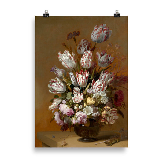 Size 1 - Hans Bollongier Poster – Elegant Floral Still Life Print