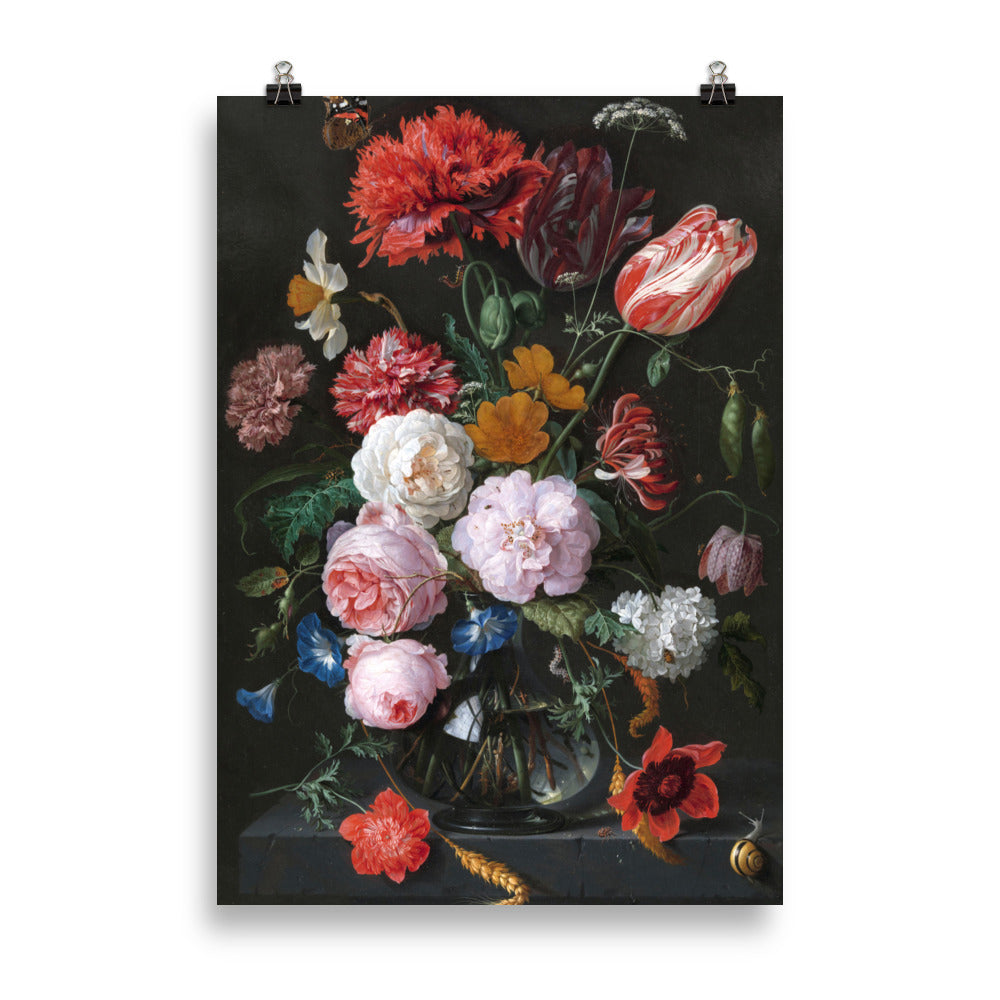 Size 1 - Ambrosius Bosschaert Bouquet Poster – Classic Dutch Flower Art Print