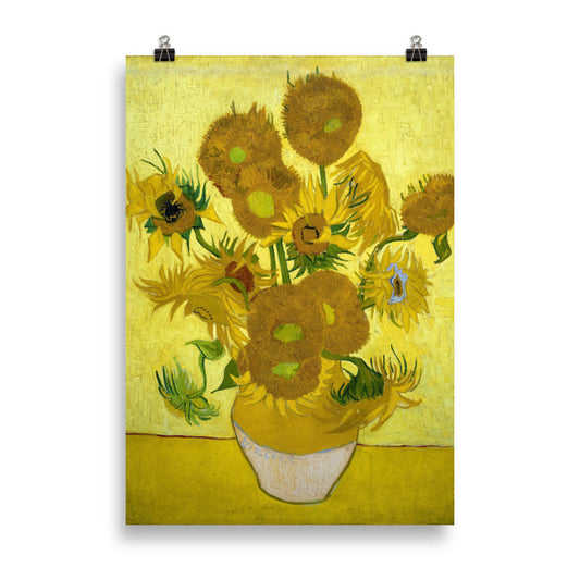 Size 1 - Vincent van Gogh Sunflowers Poster – Iconic Floral Wall Art Print