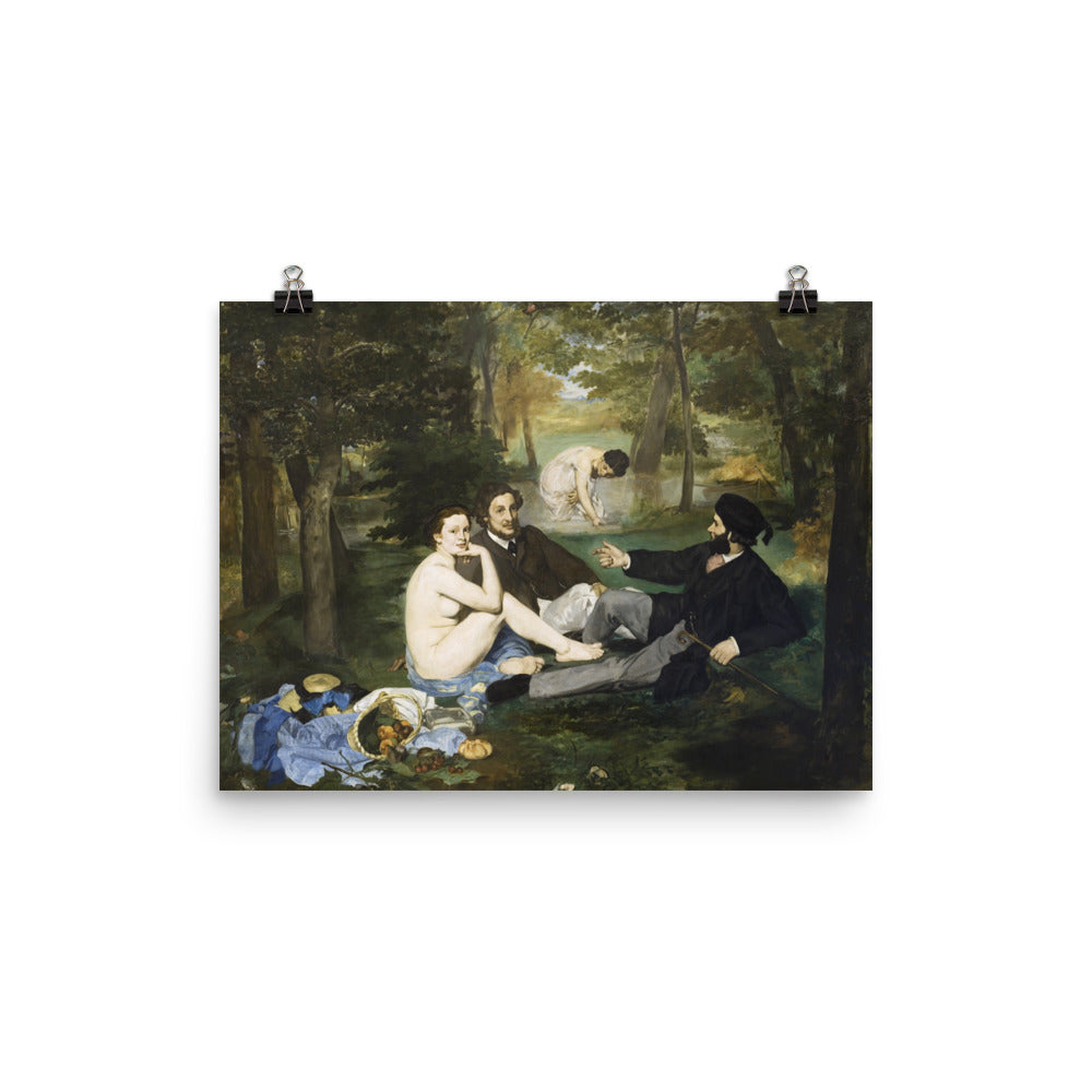 Size 2 - Manet Luncheon on the Grass Poster – Bold Modernity, Timeless Conversation