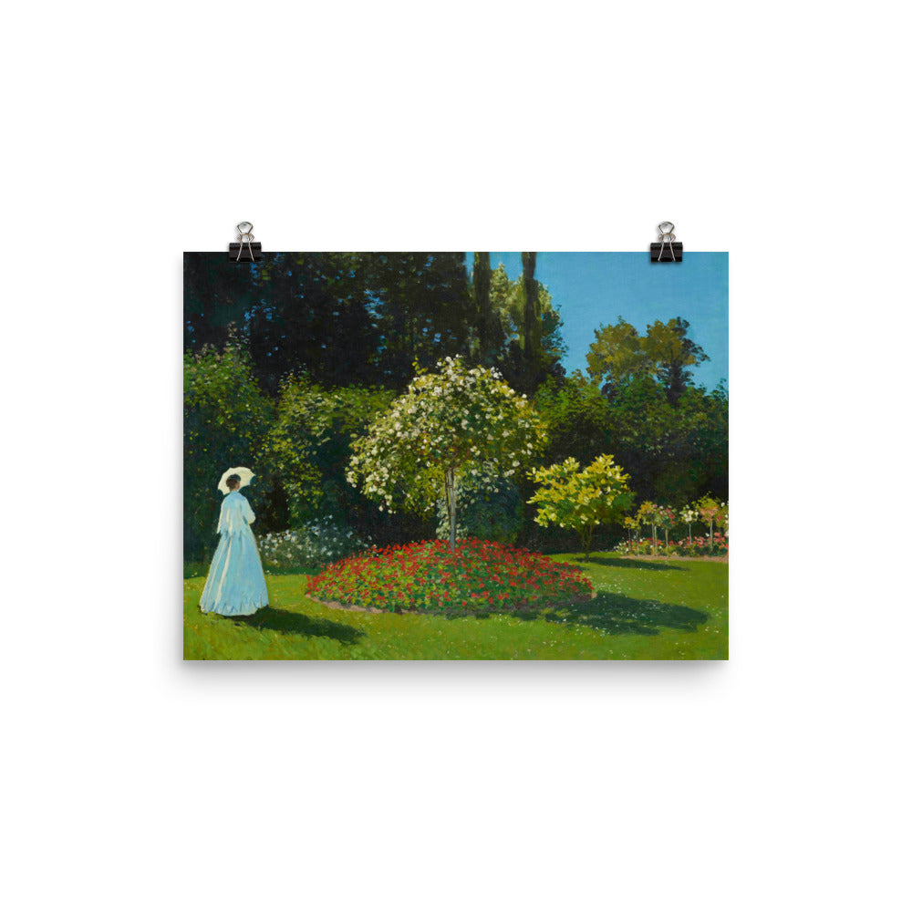 Size 2 - Monet Poster – Garden Serenity in French Impressionist Style