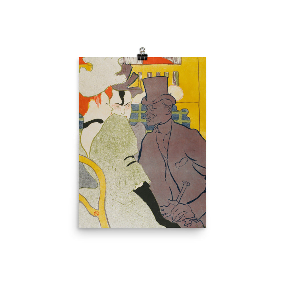 Size 2 - Toulouse-Lautrec Poster – The Englishman at the Moulin Rouge & Bohemian Nights