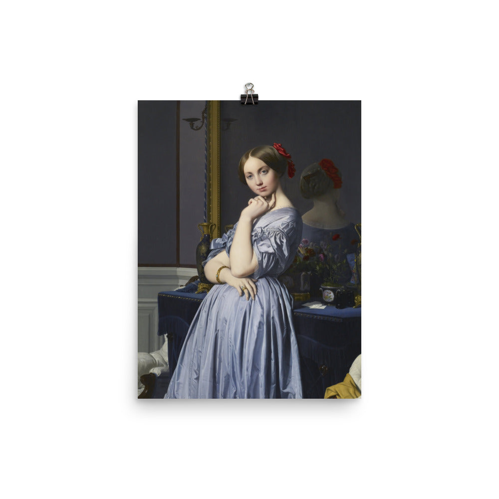 Size 2 - Ingres Poster – Comtesse d'Haussonville & the Elegance of Portraiture