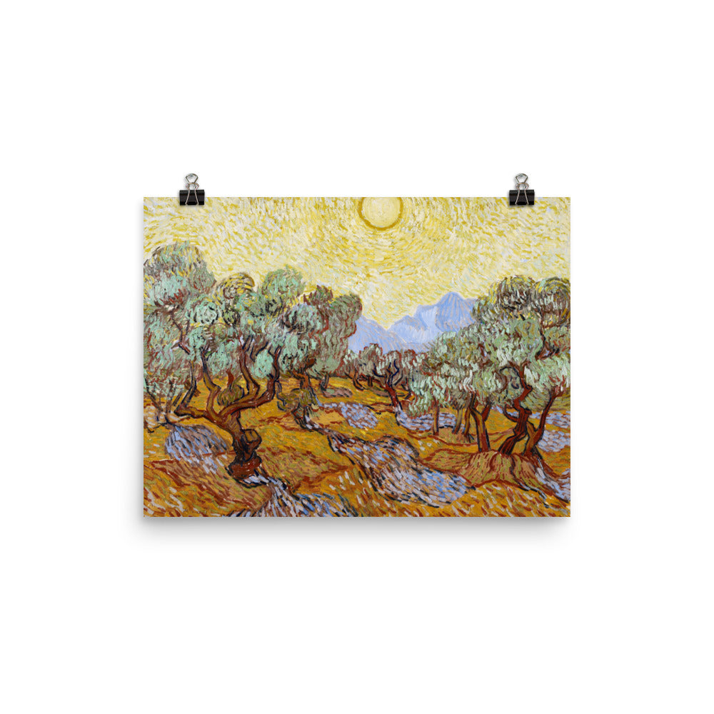 Size 2 - Van Gogh Poster – Olive Trees & the Spirit of Post-Impressionist Nature