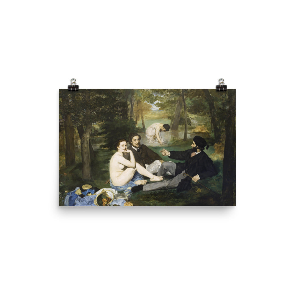 Size 3 - Manet Luncheon on the Grass Poster – Bold Modernity, Timeless Conversation