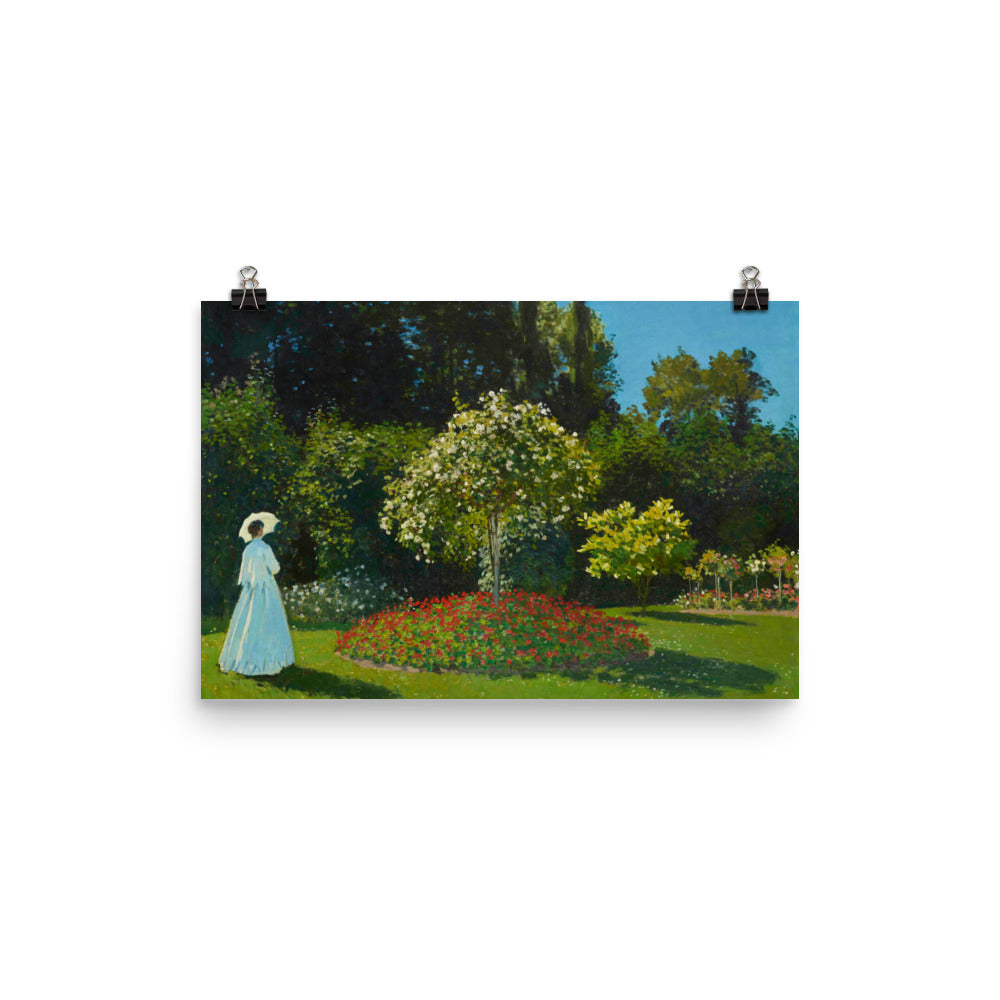 Size 3 - Monet Poster – Garden Serenity in French Impressionist Style