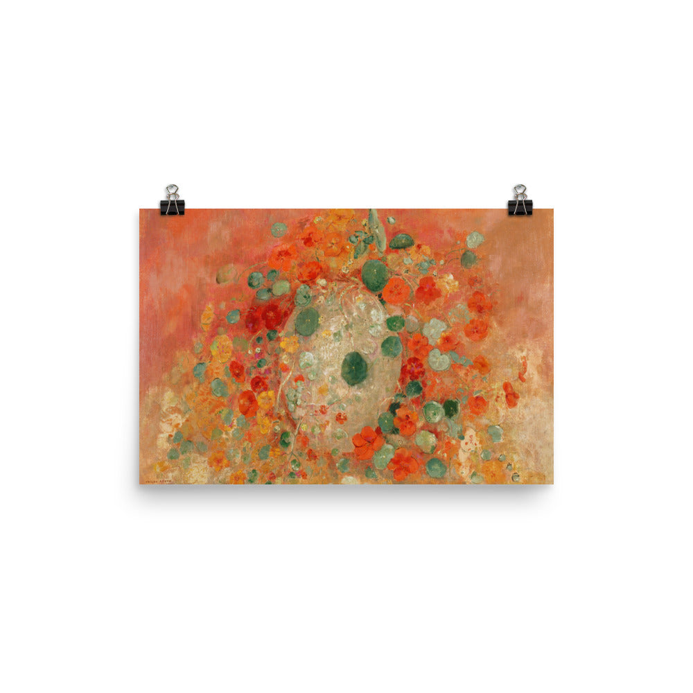 Size 3 - Redon Poster – Nasturtiums & the Poetry of Color