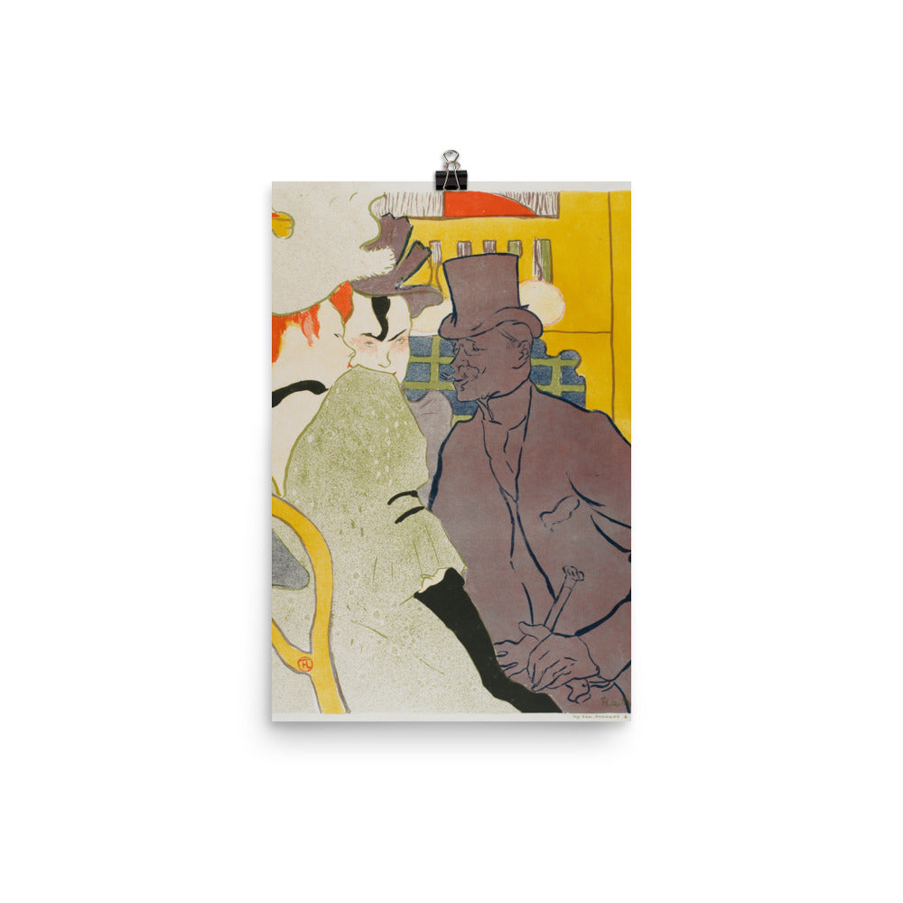 Size 3 - Toulouse-Lautrec Poster – The Englishman at the Moulin Rouge & Bohemian Nights