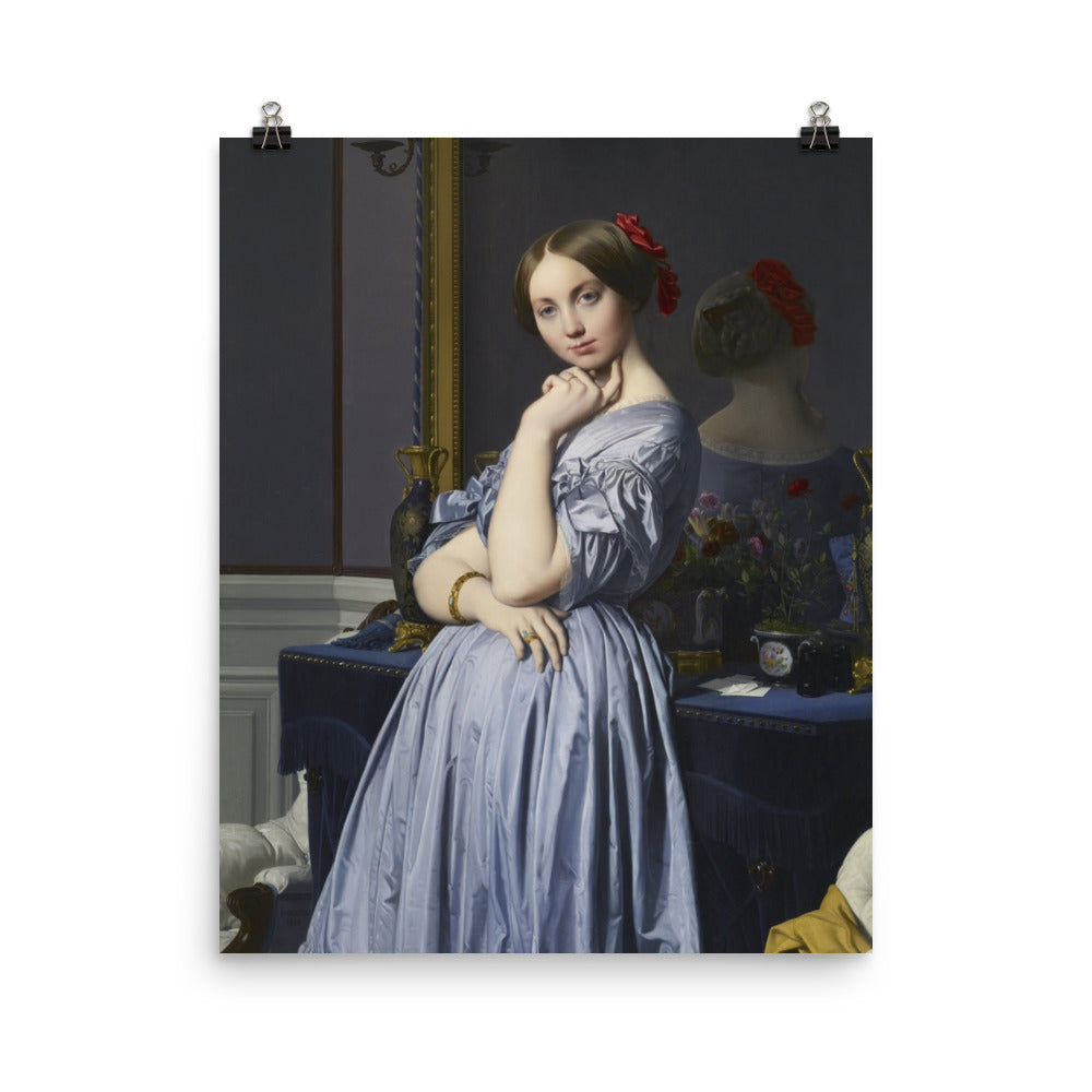 Size 4 - Ingres Poster – Comtesse d'Haussonville & the Elegance of Portraiture