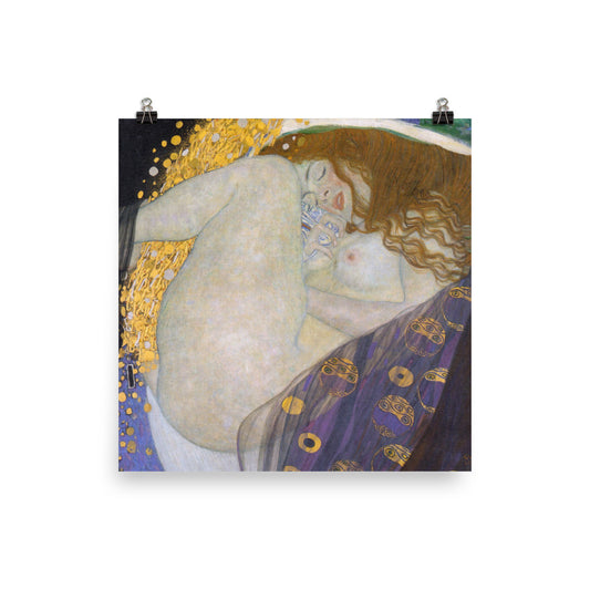 Size 1 - Klimt Poster – Danaë & the Golden Touch of Art Nouveau Elegance