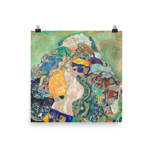 Size 1 - Klimt Poster – The Cradle & the Serenity of Art Nouveau Harmony
