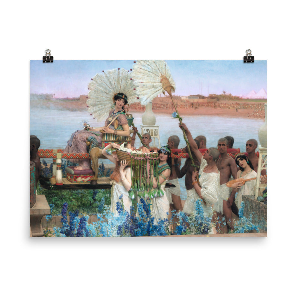 Size 5 - Alma-Tadema The Finding of Moses Poster – Classical Grandeur, Timeless Story