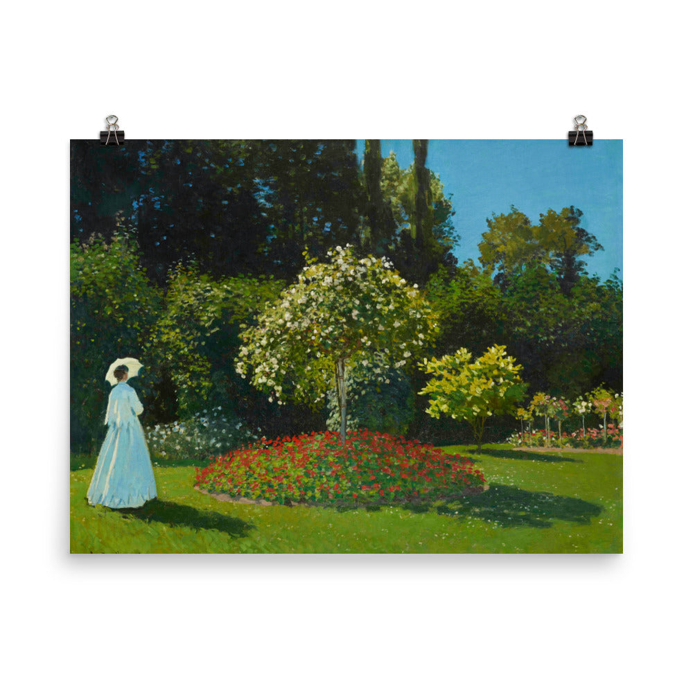 Size 5 - Monet Poster – Garden Serenity in French Impressionist Style