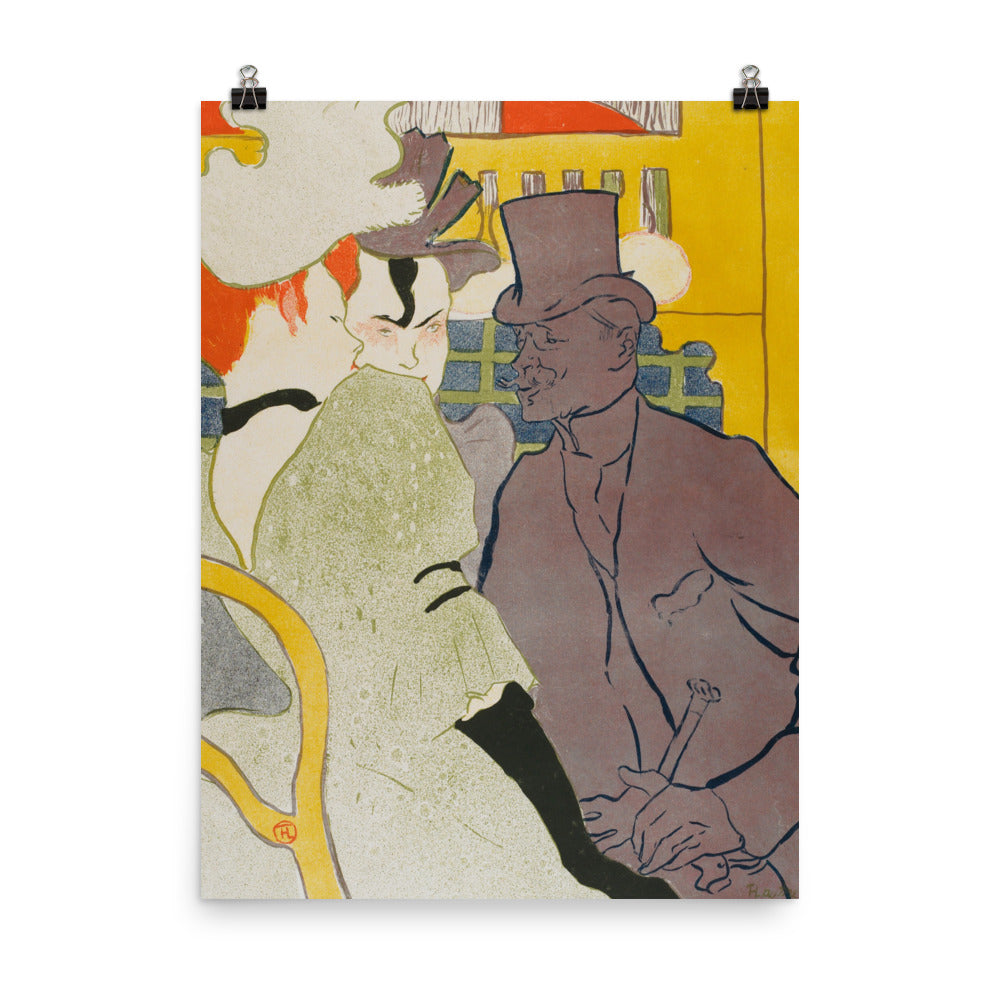 Size 5 - Toulouse-Lautrec Poster – The Englishman at the Moulin Rouge & Bohemian Nights