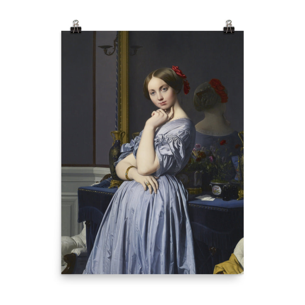Size 5 - Ingres Poster – Comtesse d'Haussonville & the Elegance of Portraiture