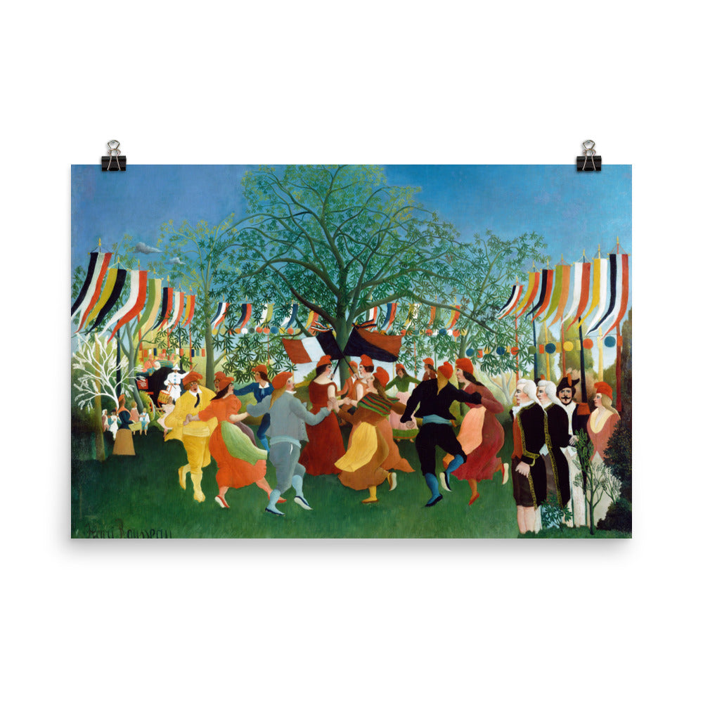 Size 6 - Rousseau Poster – A Centennial of Independence & the Spirit of Celebration