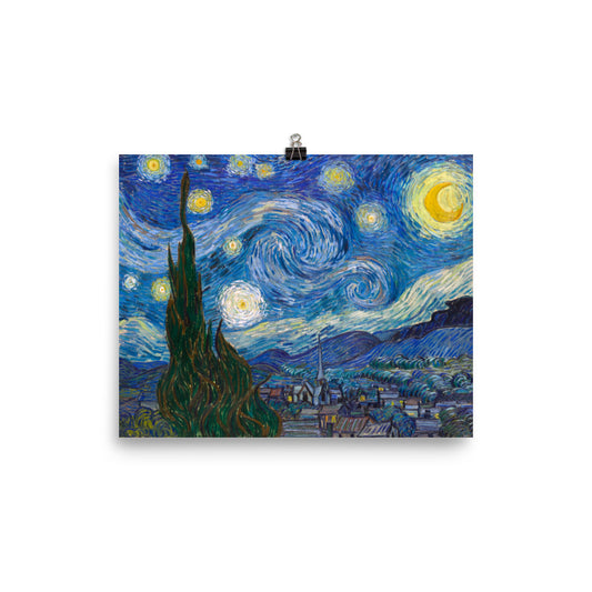 Size 1 - Van Gogh Starry Night Poster – Iconic Beauty, Eternal Motion