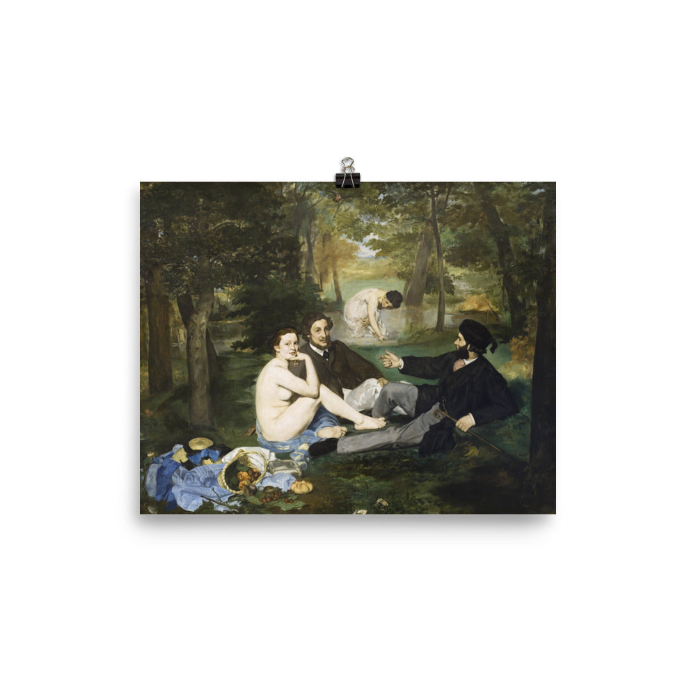 Size 1 - Manet Luncheon on the Grass Poster – Bold Modernity, Timeless Conversation
