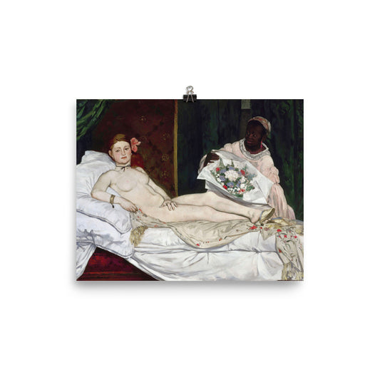Size 1 - Manet Olympia Poster – Bold Gaze, Modern Classic