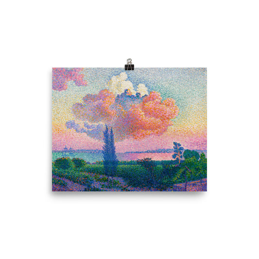 Size 1 - Cross Poster – The Pink Cloud & Dreamlike Mediterranean Light