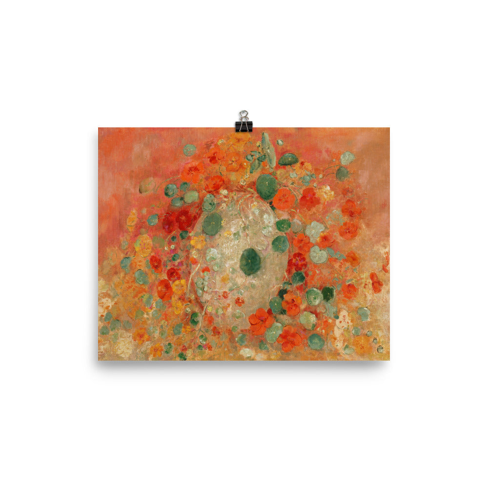 Size 1 - Redon Poster – Nasturtiums & the Poetry of Color