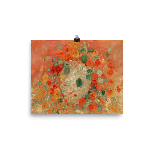 Size 1 - Redon Poster – Nasturtiums & the Poetry of Color