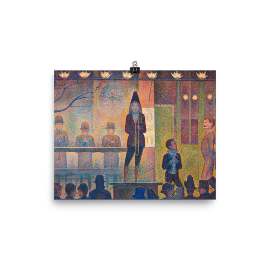 Size 1 - Seurat Poster – Circus Sideshow & the Allure of Parisian Nights