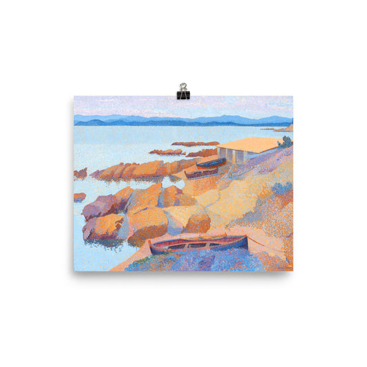 Size 1 - Cross Poster – Calanque des Antibois & Coastal Lightscapes