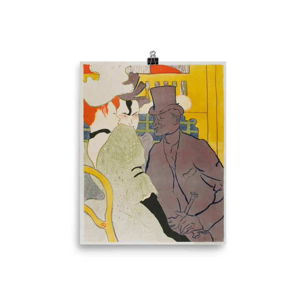 Size 1 - Toulouse-Lautrec Poster – The Englishman at the Moulin Rouge & Bohemian Nights