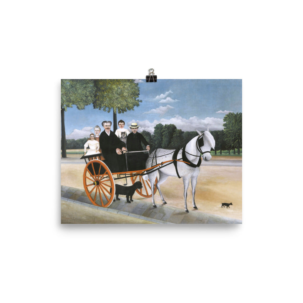 Size 1 - Rousseau Poster – La Carriole du Pré Junier & the Charm of Rustic Adventure