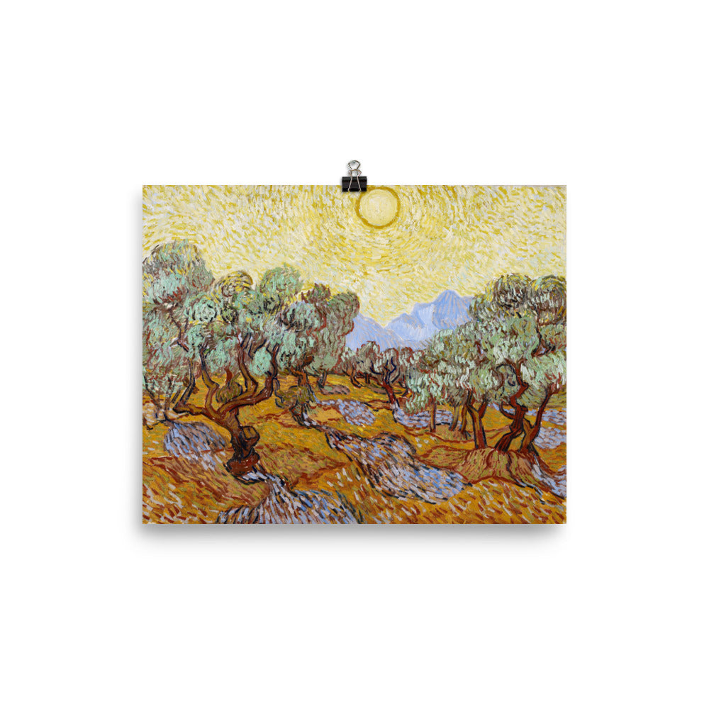 Size 1 - Van Gogh Poster – Olive Trees & the Spirit of Post-Impressionist Nature