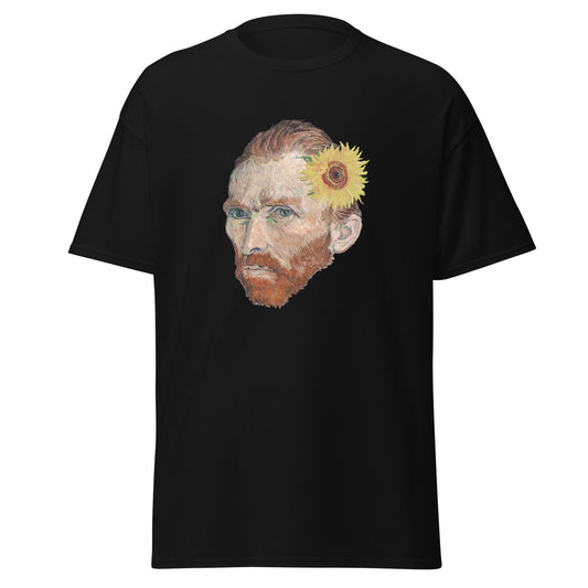 Van Gogh Sun Flower Men's Classic Tee – Golden Hues, Artistic Vibes