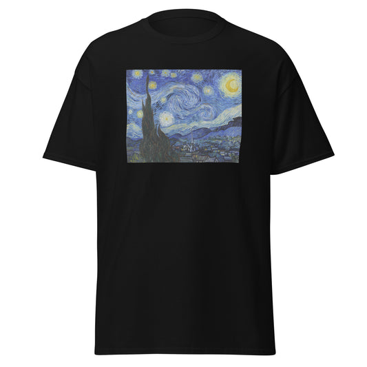 Van Gogh Starry Men's Classic Tee – Dreamlike Motion, Artistic Spirit