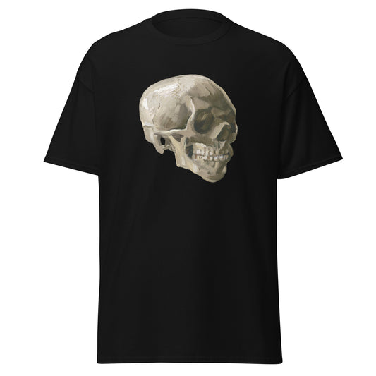 Van Gogh Skull Men's Classic Tee – Dark Aesthetics, Iconic Brushwork