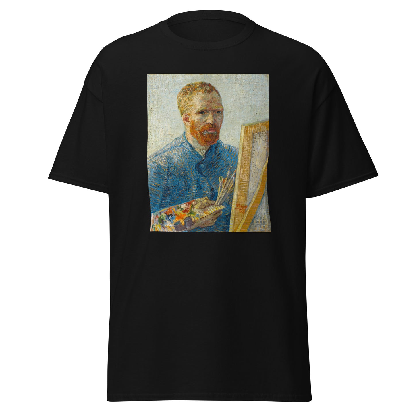 Van Gogh Portrait Men's Classic Tee – Intensity, Color, and Character